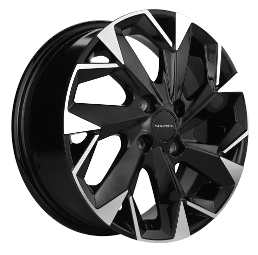 Диск Литой Khomen Wheels мод.KHW1508 15х6 PCD 4х100 ET46 DIA54.1  Black-FP  