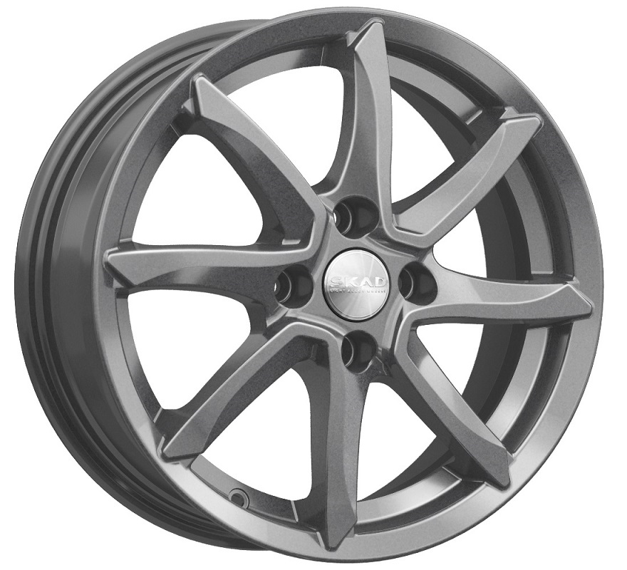Диск Литой СКАД мод.Осака R15х6 PCD 4х100 ET46 DIA54,1  графит  
